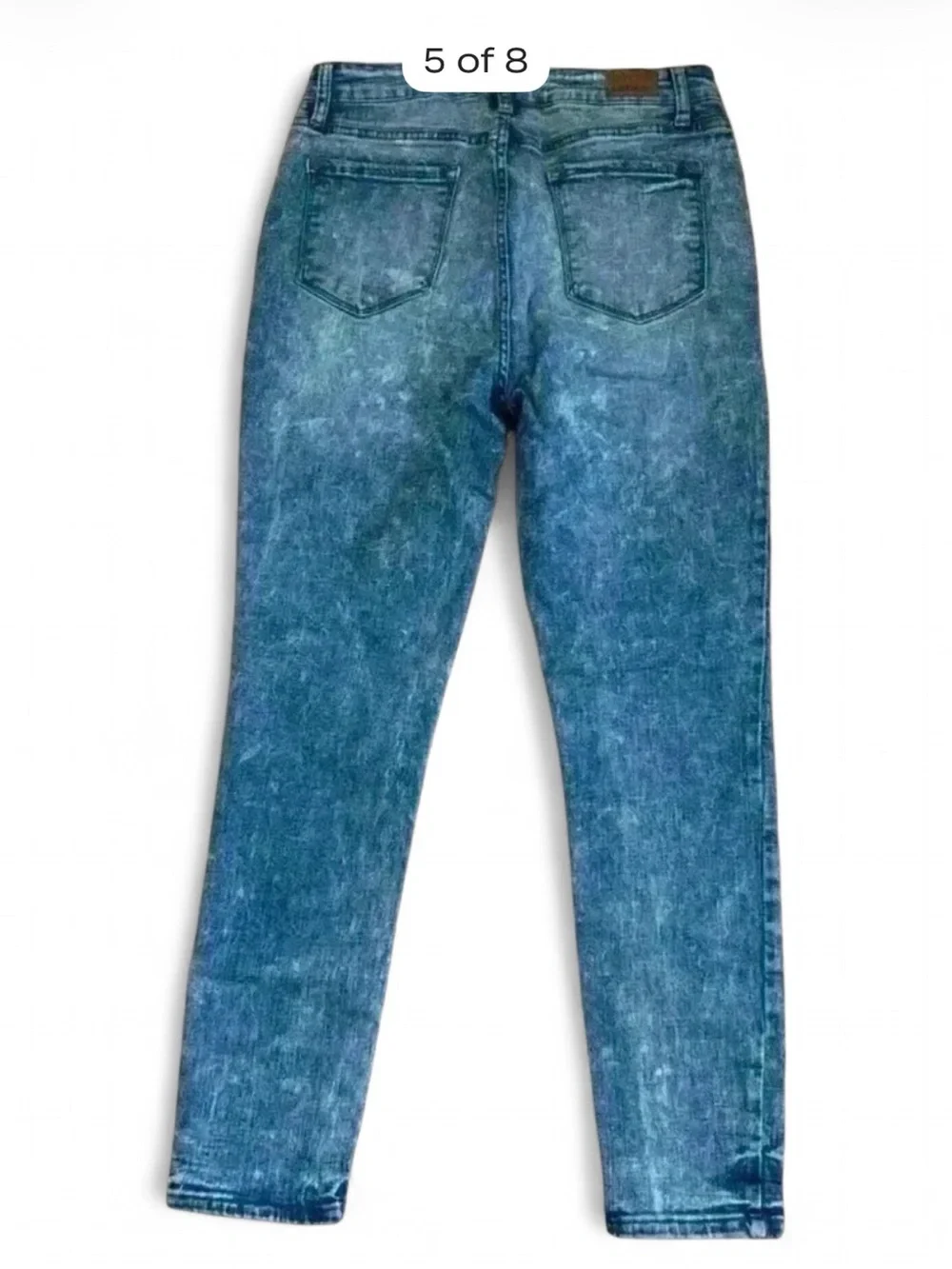 Judy Blue Mid Rise Acid Wash Jeans stretch denim. SZ. 9/29